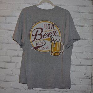 🍺 Old Chicago “I Love Beer” Mini Tour Tee · 2014 · XL 🍺